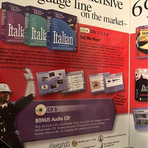 Instant Immersion Italian Pro Suite 7 CD Platinum Edition #1 language learning - Picture 10 of 15